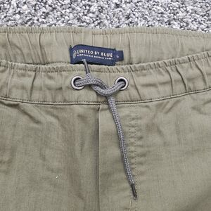 United By Blue Men's Large Organic Cotton Stretch Utility Pants - Olive Green